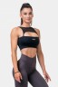 Топ NEBBIA Classic HERO Cut-Out Sports bra 579 Black