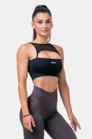 Топ NEBBIA Classic HERO Cut-Out Sports bra 579 Black в Екатеринбурге  в Екатеринбурге 
