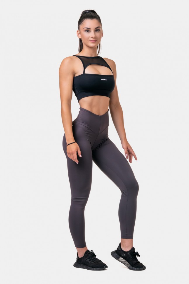 Топ NEBBIA Classic HERO Cut-Out Sports bra 579 Black в Екатеринбурге  в Екатеринбурге 