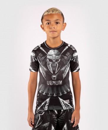 Рашгард Venum детский Gladiator 4.0 Black/White S/S 01623 в Екатеринбурге  в Екатеринбурге 