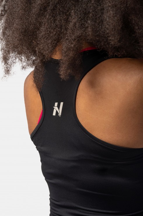 Топ NEBBIA Sporty Slim-Fit Crop Tank Top 422 Black в Екатеринбурге  в Екатеринбурге 