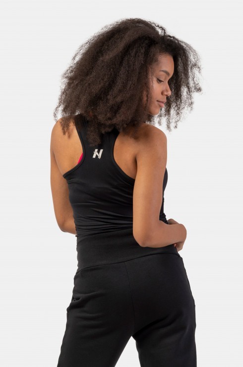 Топ NEBBIA Sporty Slim-Fit Crop Tank Top 422 Black в Екатеринбурге  в Екатеринбурге 