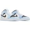 Кроссовки Nike Air Jordan 1 Mid GS “Ice Blue” 555112-401 в Екатеринбурге  в Екатеринбурге 