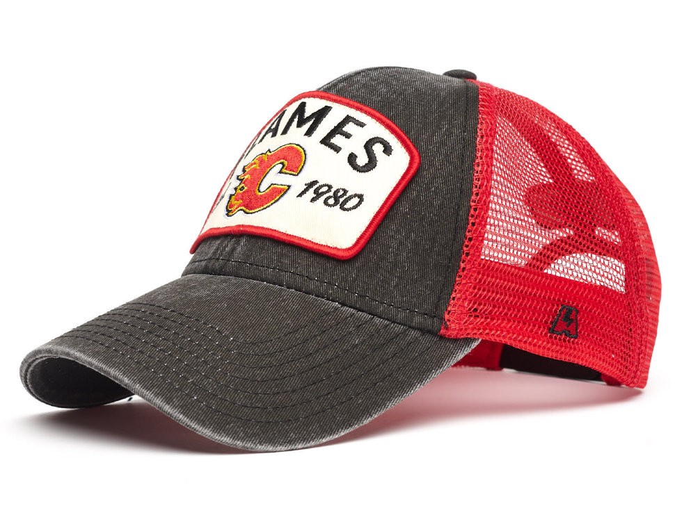 Бейсболка ATRIBUTIKA & CLUB Calgary Flames, черн.-красн. 31211 в Екатеринбурге  в Екатеринбурге 