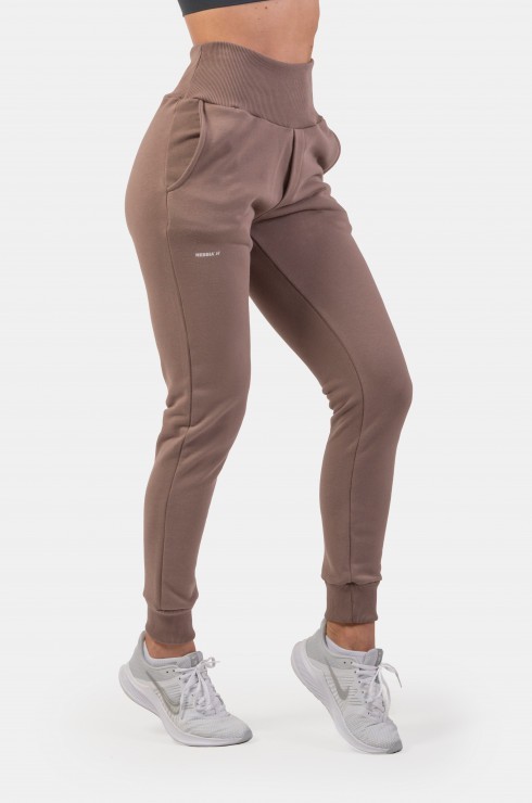 Брюки Nebbia IHigh-Waist Loose Fit Sweatpants “Feeling Good” 409  Brown в Екатеринбурге  в Екатеринбурге 