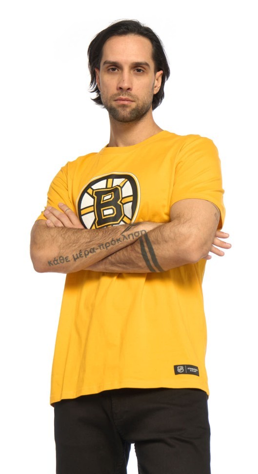 Футболка ATRIBUTIKA&CLUB Boston Bruins, желт. 31880 в Екатеринбурге  в Екатеринбурге 