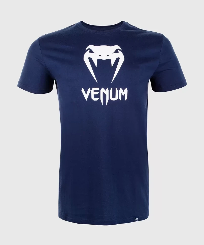Футболка Venum Classic T-Shirt - Navy Blue VEN03526-018 в Екатеринбурге  в Екатеринбурге 