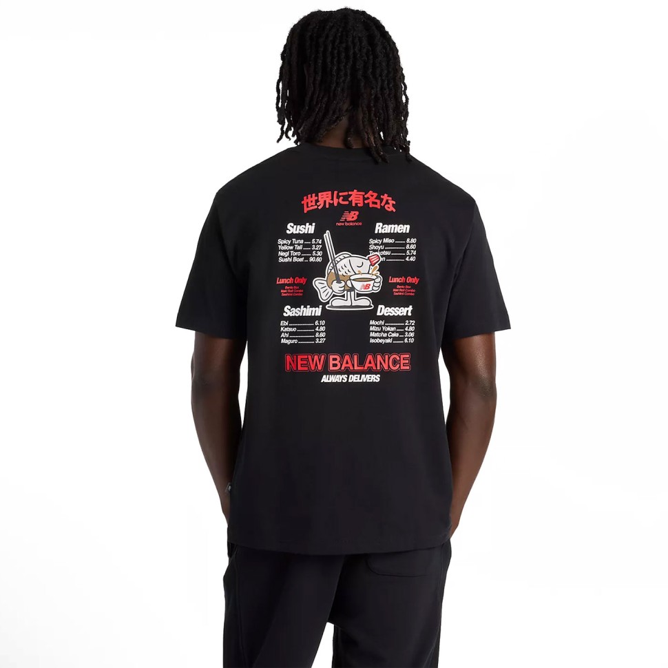 Футболка New Balance Ramen T-Shirt MT61H51D-BK в Екатеринбурге  в Екатеринбурге 