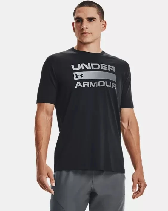 Футболка Under Armour UA TEAM ISSUE WORDMARK SS Black /  / Rhino Gray 1329582-001 в Екатеринбурге  в Екатеринбурге 