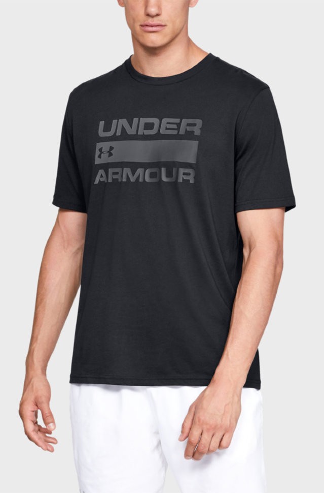 Футболка Under Armour UA TEAM ISSUE WORDMARK SS Black /  / Rhino Gray 1329582-001 в Екатеринбурге  в Екатеринбурге 