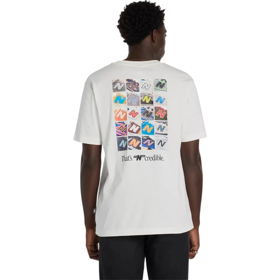 Футболка New Balance N Collage T-Shirt MT6161TQ-SST в Екатеринбурге в Екатеринбурге
