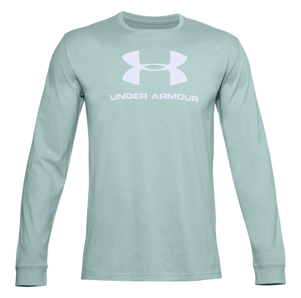 Футболка с длинным рукавом Under Armour UA SPORTSTYLE LOGO LS-BLU 1329283-477 в Екатеринбурге  в Екатеринбурге 