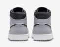 Кеды Nike AIR JORDAN 1 MID LIGHT SMOKER GREY 554724-078