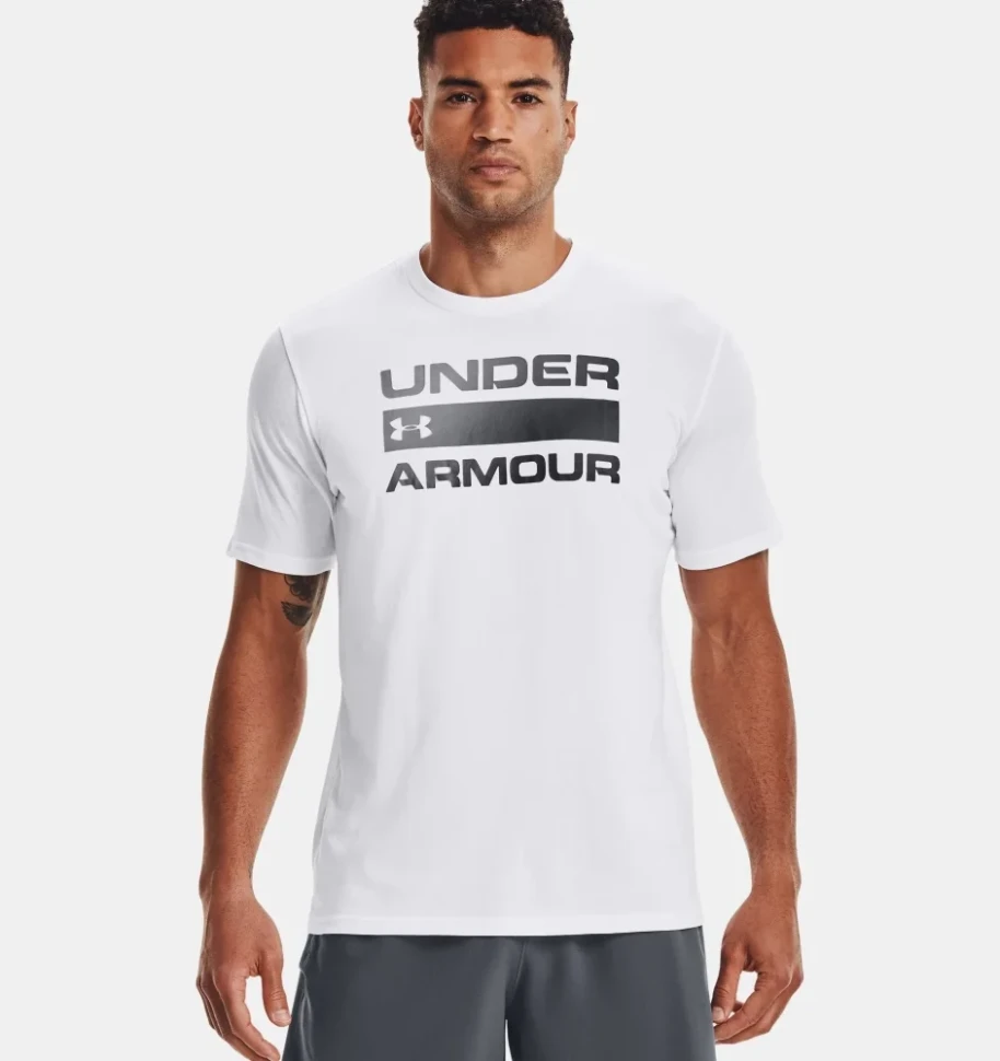 Футболка Under Armour Team Issue Wordmark Graphic Charged Cotton ® SS 1329582-100 в Екатеринбурге в Екатеринбурге