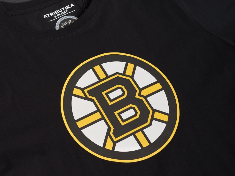 Футболка ATRIBUTIKA&CLUB Boston Bruins, черн. 31820 в Екатеринбурге  в Екатеринбурге 