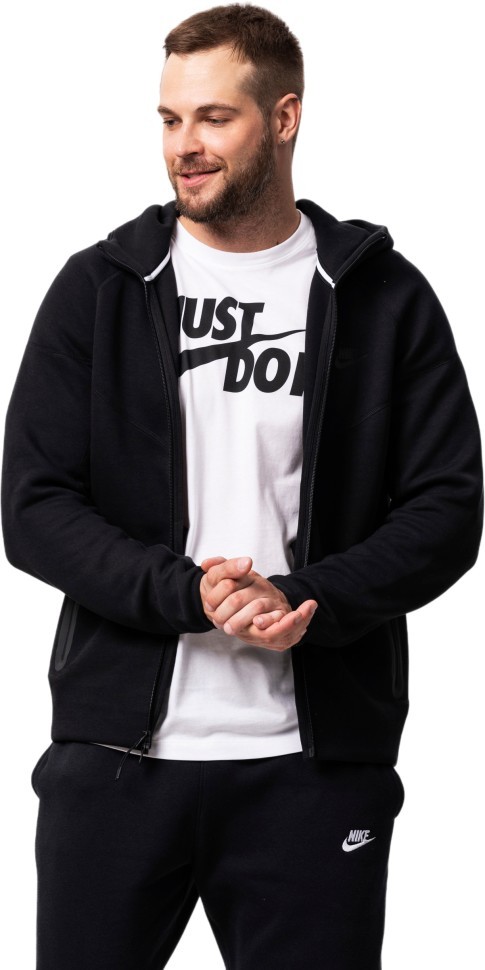 Толстовка Nike M Nk Tch Flc Fz Wr Hoodie FB7921-010 в Екатеринбурге  в Екатеринбурге 