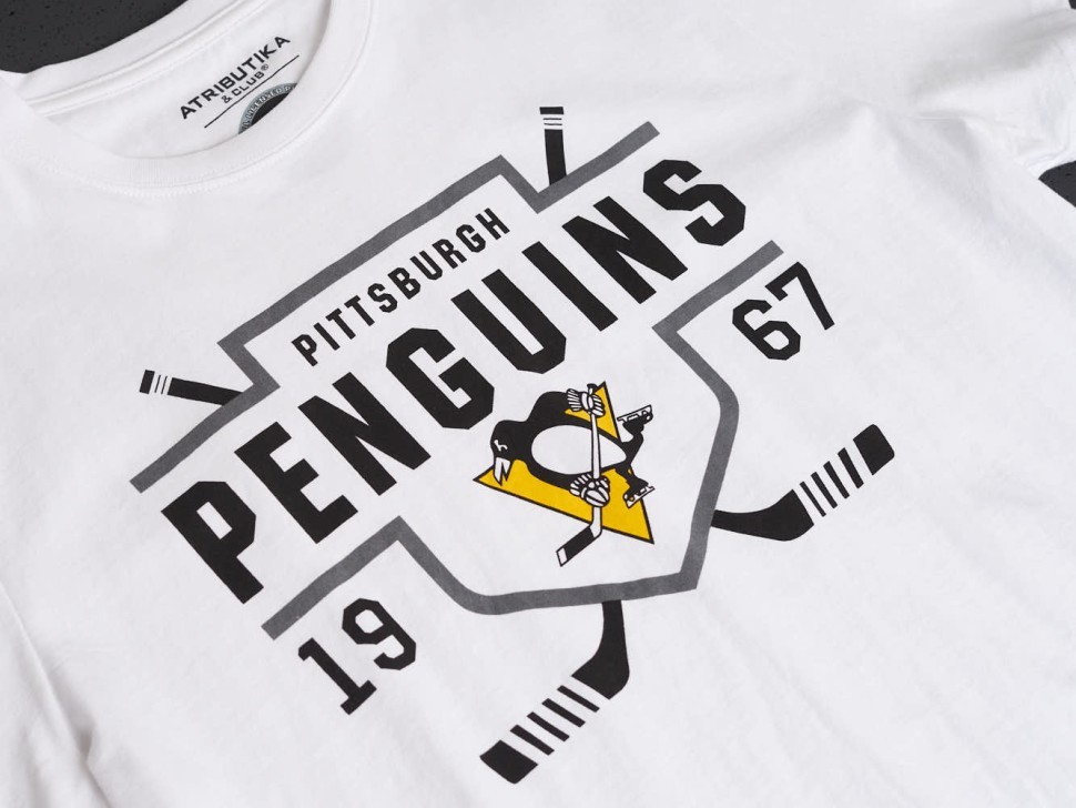 Футболка ATRIBUTIKA&CLUB Pittsburgh Penguins, бел. 31950 в Екатеринбурге  в Екатеринбурге 