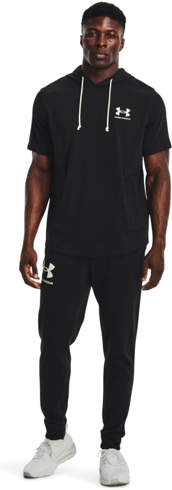 Толстовка Under Armour с коротким рукавом UA Rival Terry LC SS HD 1370396-001 в Екатеринбурге в Екатеринбурге
