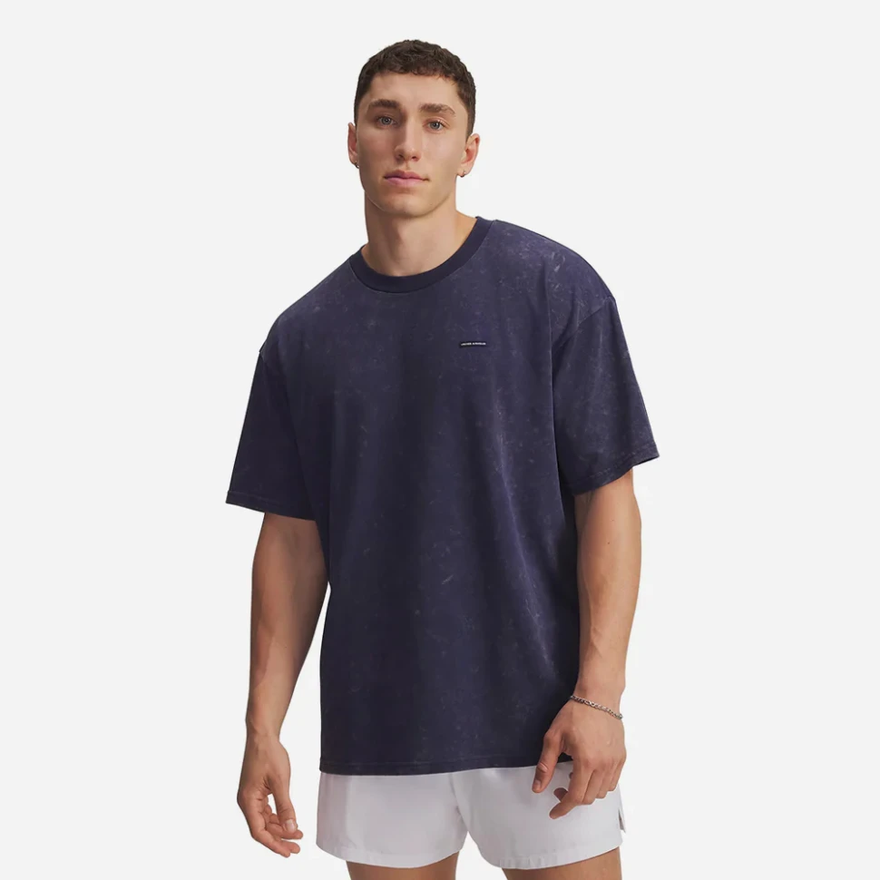 Футболка Under Armour UA M HW OS LOGO WASH SS 1389147-403 в Екатеринбурге в Екатеринбурге