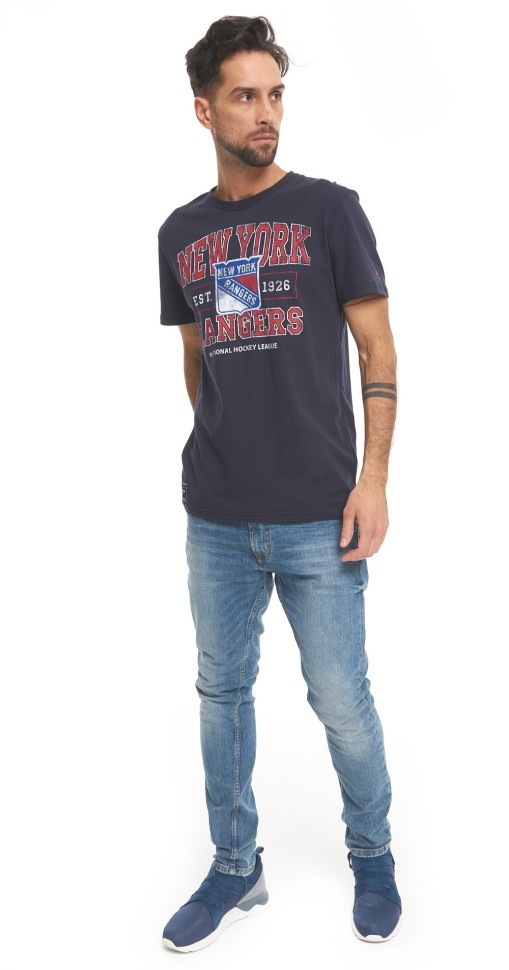 Футболка ATRIBUTIKA&CLUB New York Rangers, син. 31250 в Екатеринбурге  в Екатеринбурге 