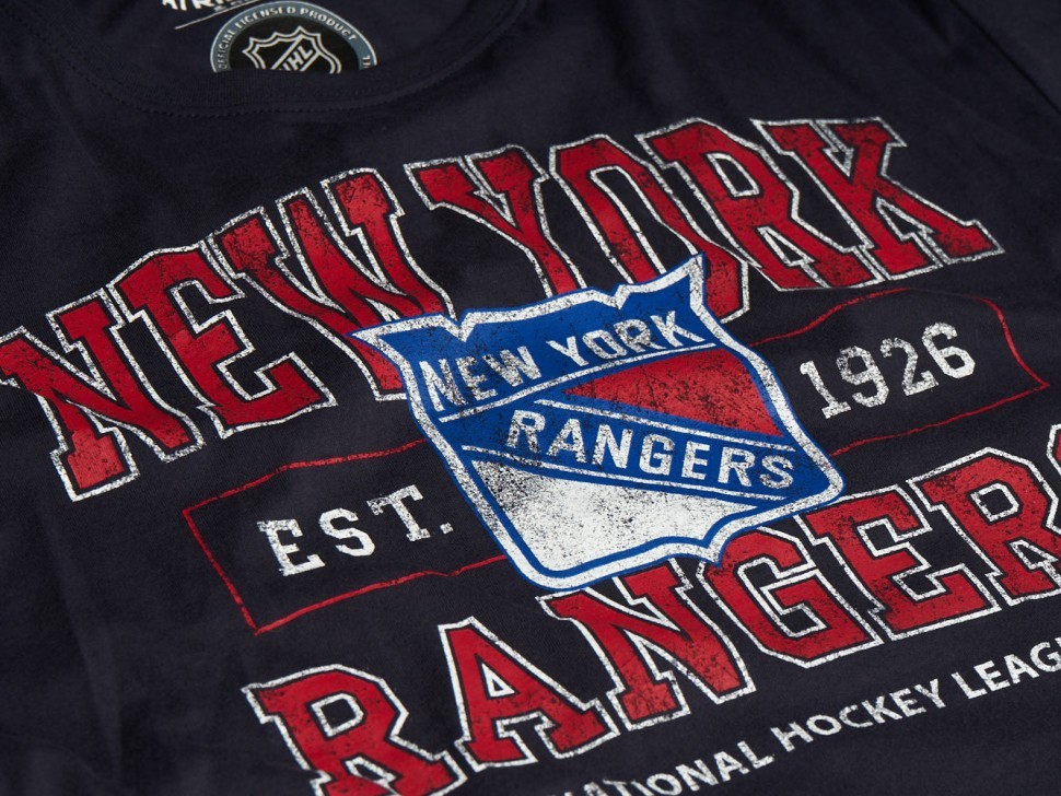 Футболка ATRIBUTIKA&CLUB New York Rangers, син. 31250 в Екатеринбурге  в Екатеринбурге 