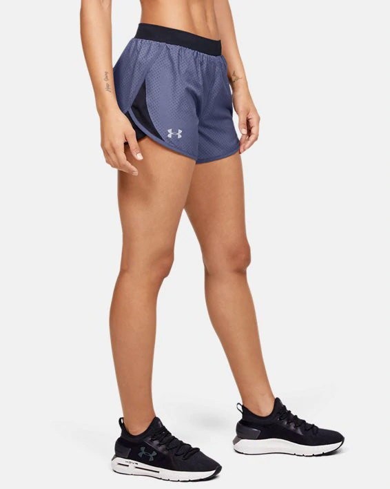 Шорты Under Armour W UA Fly By 2.0 Cire Perforated Short 1351116-497 в Екатеринбурге  в Екатеринбурге 