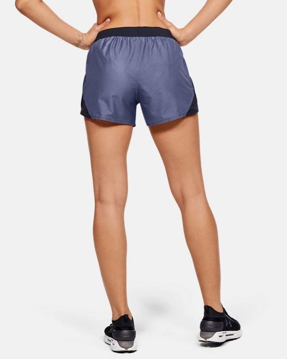 Шорты Under Armour W UA Fly By 2.0 Cire Perforated Short 1351116-497 в Екатеринбурге  в Екатеринбурге 