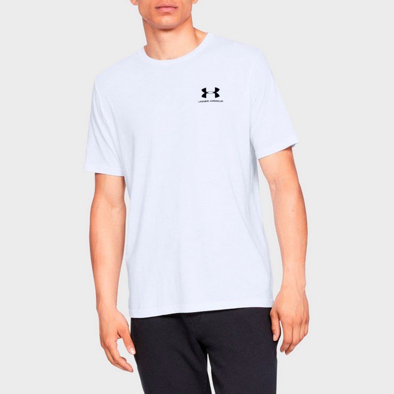 Футболка Under Armour Sportstyle Left Chest Logo SS 1326799-100 в Екатеринбурге  в Екатеринбурге 