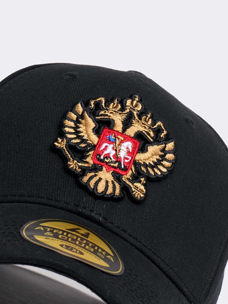 Бейсболка ATRIBUTIKA & CLUB Россия, черн. 10392 в Екатеринбурге  в Екатеринбурге 