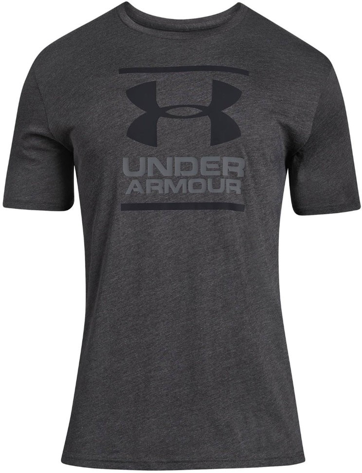 Футболка Under Armour UA GL Foundation SS T Charcoal Medium Heather / Graphite / Black 1326849-019 в Екатеринбурге  в Екатеринбурге 