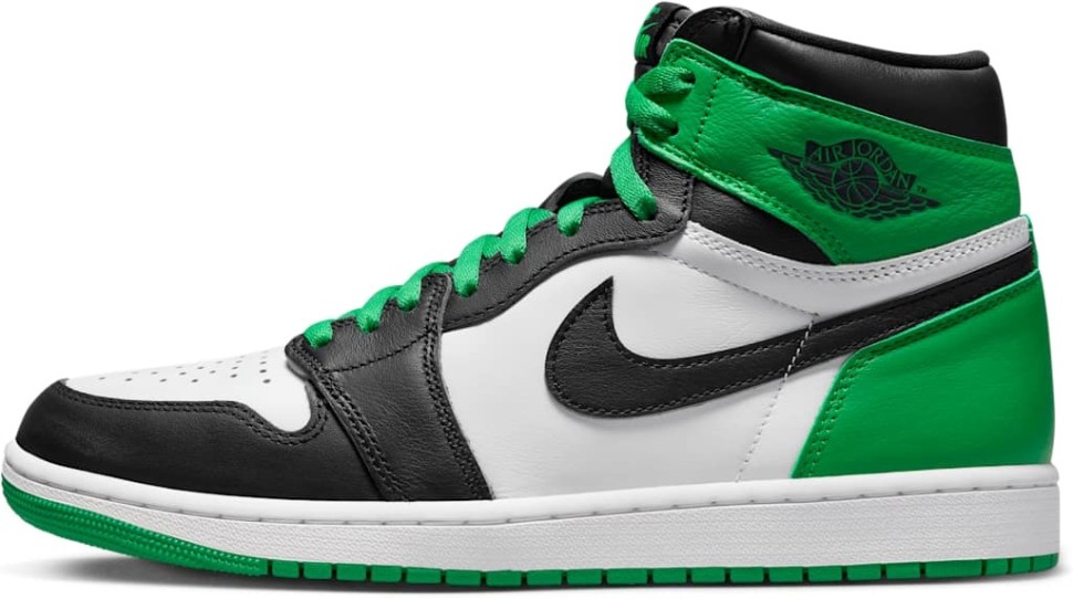 Кроссовки Nike AIR JORDAN 1 RETEO HIGH OG BLACK AND LUCKY GREEN DZ5485-031