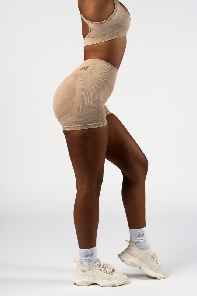 Шорты Nebbia High Waisted Push-Up Shorts TOTALLY SEAMLESS 304 Cream в Екатеринбурге в Екатеринбурге