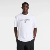 Футболка New Balance Linear Graphic T-Shirt MT61D0U5-WT