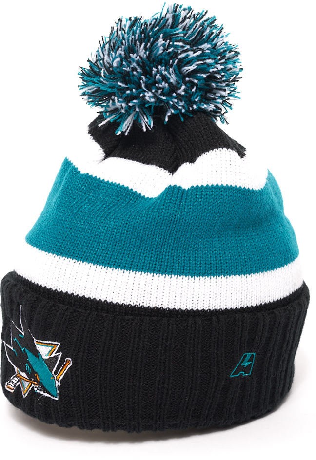 Шапка ATRIBUTIKA & CLUB San Jose Sharks, черн.-бирюз. 59147