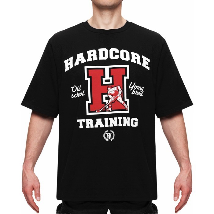 Футболка Hardcore Training Big H Black Oversized Fit hctshirt0460