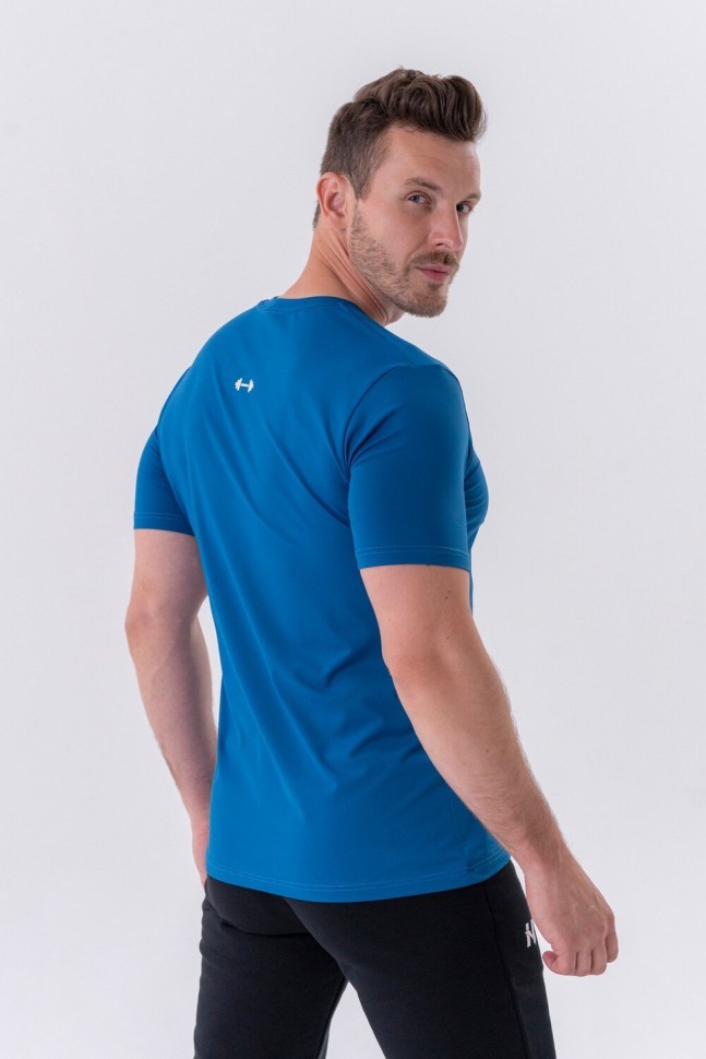 Футболка Nebbia Classic T-shirt “Reset” 327 Blue в Екатеринбурге  в Екатеринбурге 