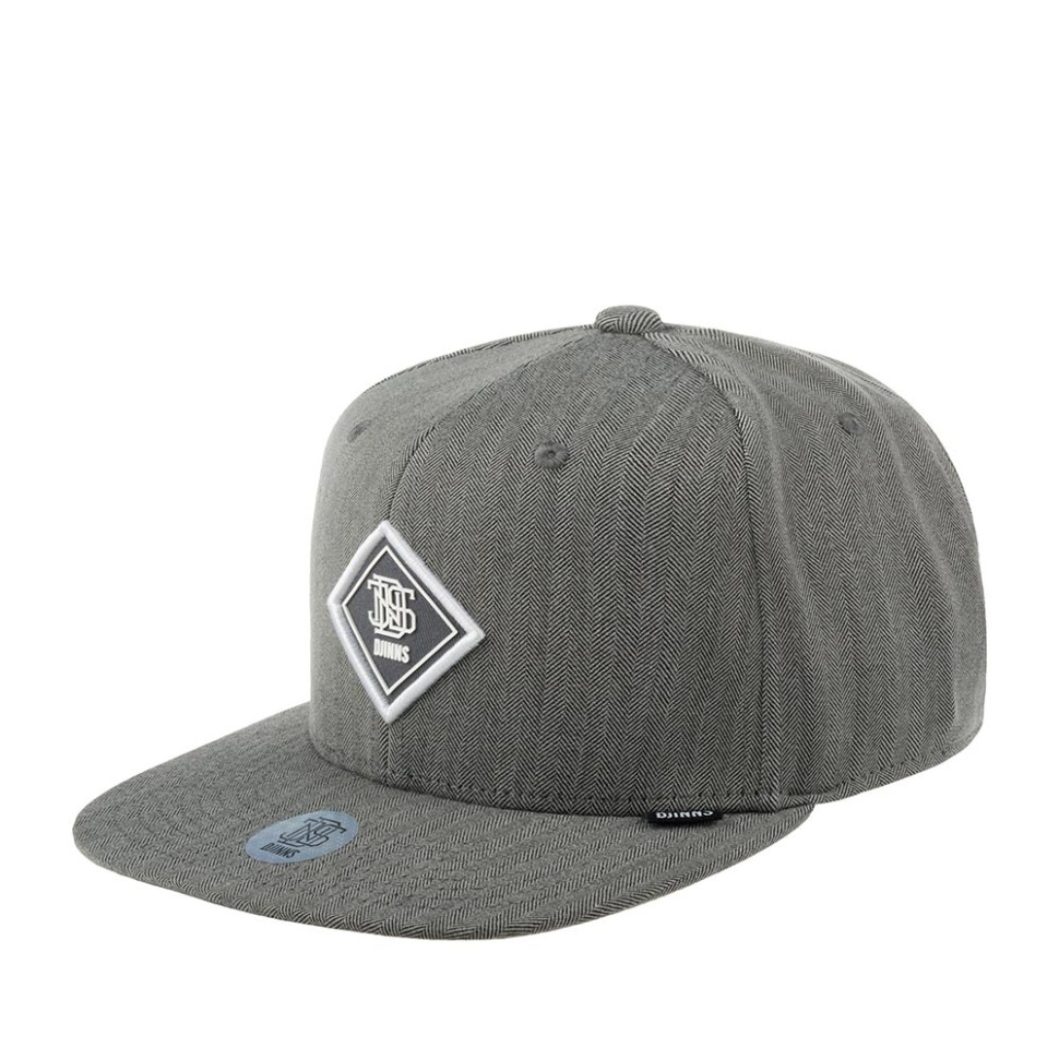 Бейсболка DJINNS 6P SB Fine Herringbone (серый) 50-165-08-00 в Екатеринбурге в Екатеринбурге