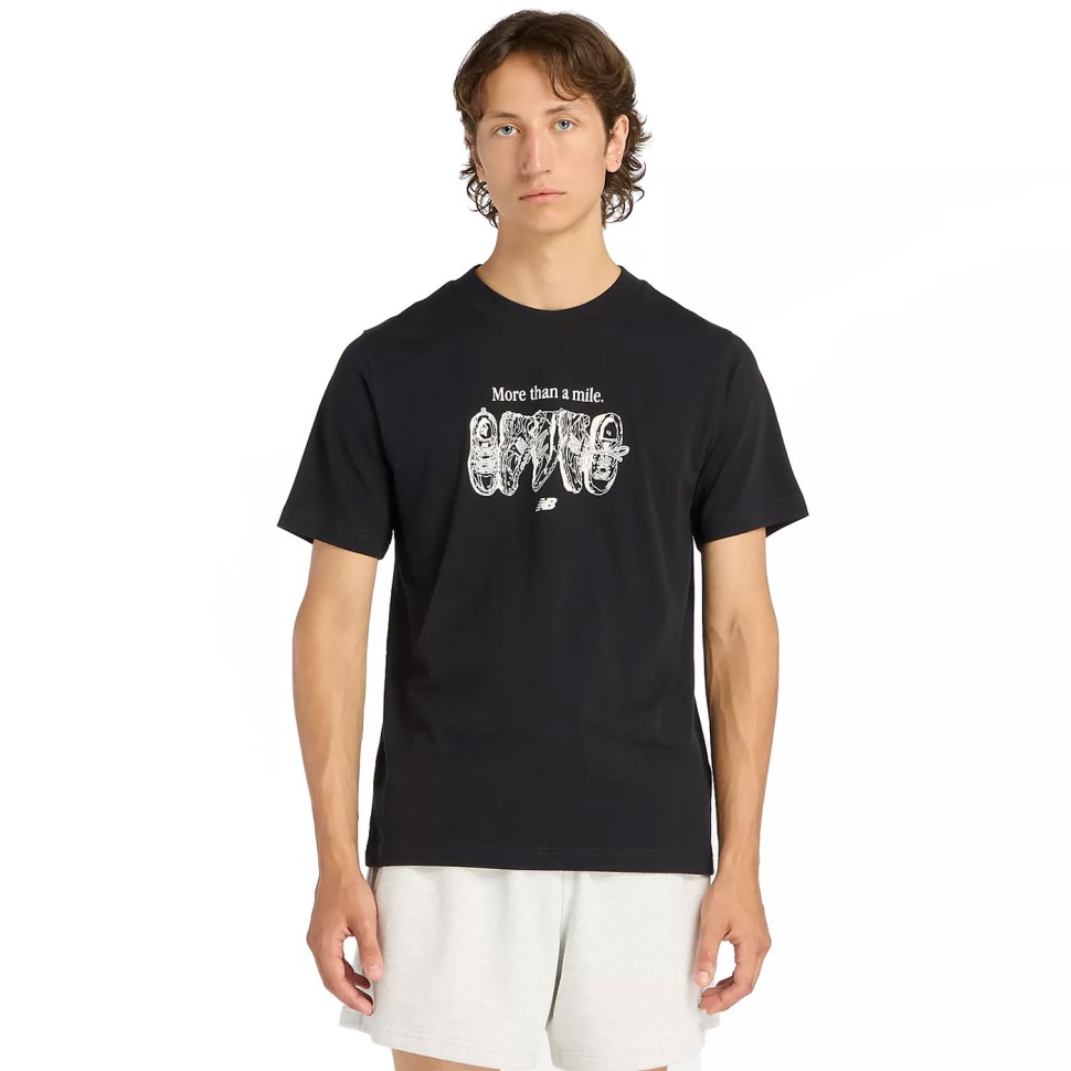 Футболка New Balance Miler T-Shirt MT61778S-BK в Екатеринбурге  в Екатеринбурге 