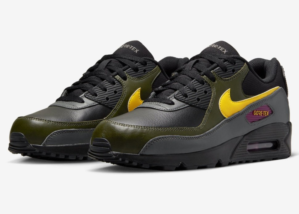 Nike Air Max 90 Gore Tex Black Cargo Khaki DJ9779 001 17 990 IQON.RU