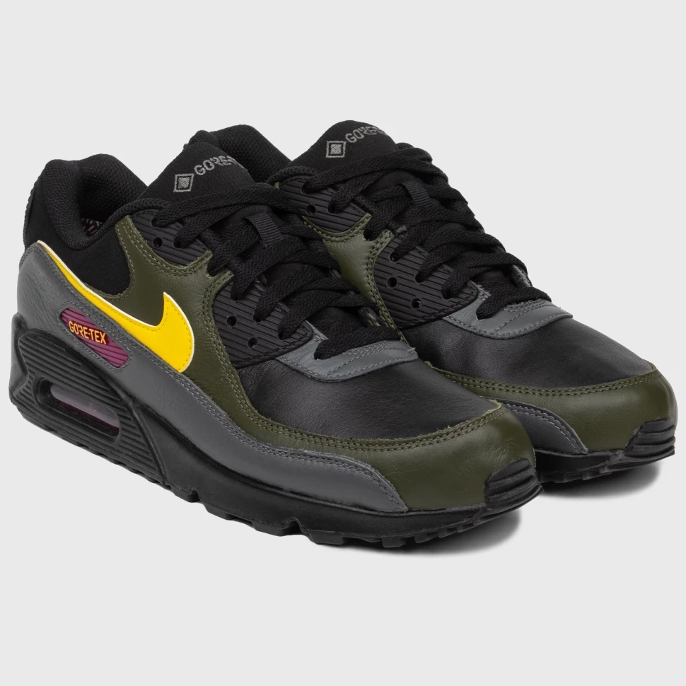 Кроссовки Nike Air Max 90 Gore-Tex Black Cargo Khaki DJ9779-001 в Екатеринбурге  в Екатеринбурге 