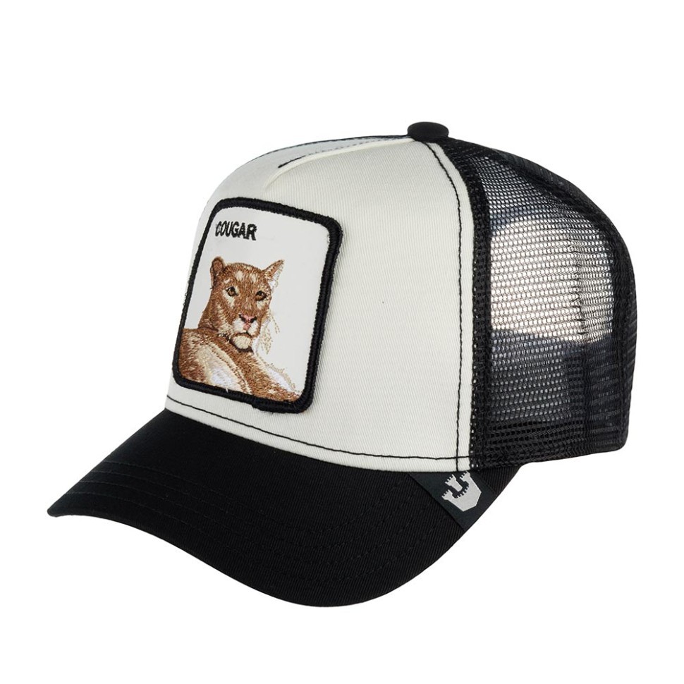 Бейсболка GOORIN BROTHERS ANIMAL FARM MEOW MEOW Пума черный белый 91-654-72-00 в Екатеринбурге  в Екатеринбурге 