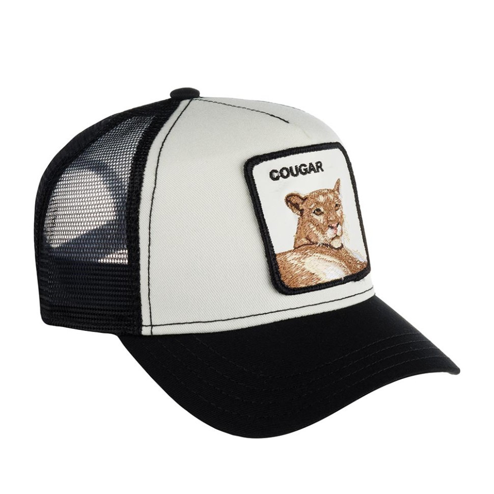 Бейсболка GOORIN BROTHERS ANIMAL FARM MEOW MEOW Пума черный белый 91-654-72-00 в Екатеринбурге  в Екатеринбурге 