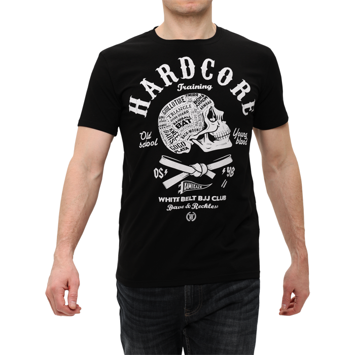 Футболка Hardcore Training White Belt Black hctshirt0513 в Екатеринбурге  в Екатеринбурге 