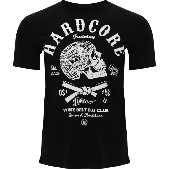 Футболка Hardcore Training White Belt Black hctshirt0513 в Екатеринбурге  в Екатеринбурге 