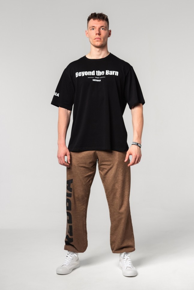Футболка Nebbia Heavyweight Cotton Oversized T-shirt GRIND 356 Black в Екатеринбурге  в Екатеринбурге 