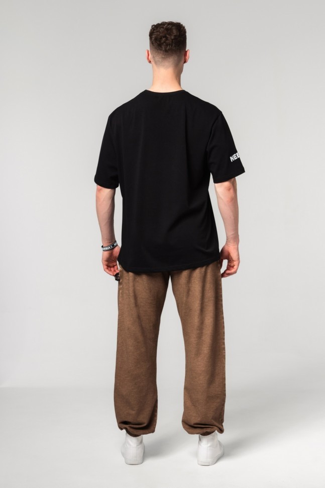 Футболка Nebbia Heavyweight Cotton Oversized T-shirt GRIND 356 Black в Екатеринбурге  в Екатеринбурге 