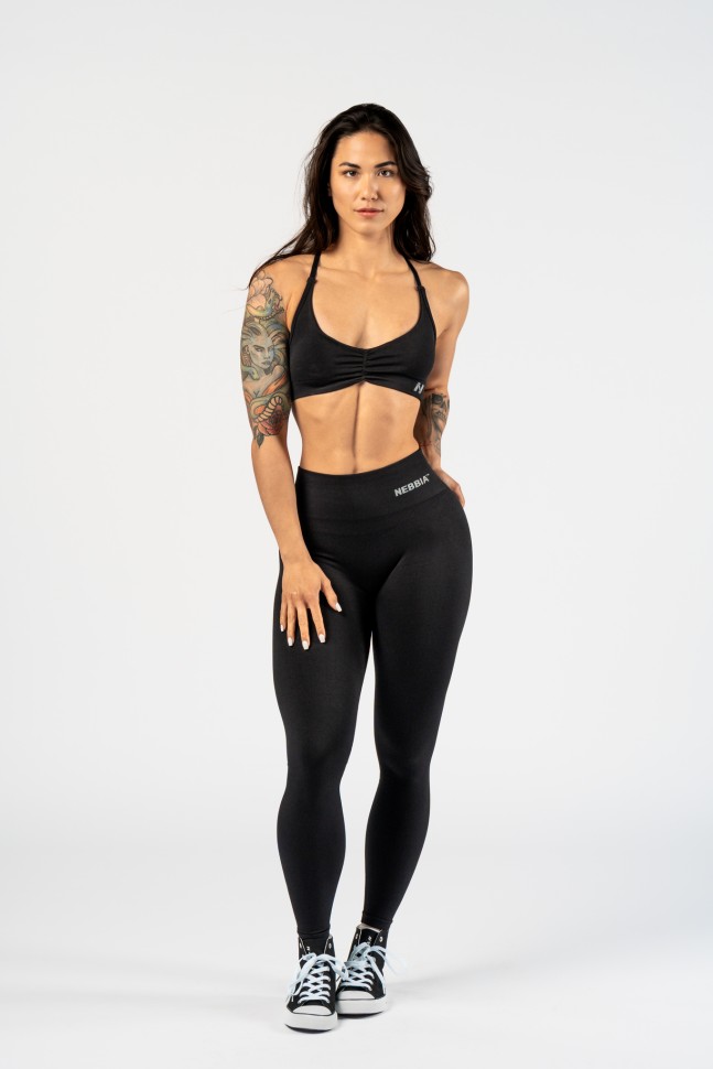 Леггинсы Nebbia Seamless High-Waist Leggings MAXIMUM PUSH-UP 302 Black в Екатеринбурге в Екатеринбурге