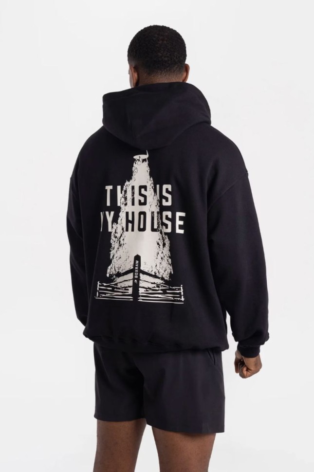 Худи BoxRaw This Is My House Oversized BXRW-U-TIMHOH Black в Екатеринбурге  в Екатеринбурге 